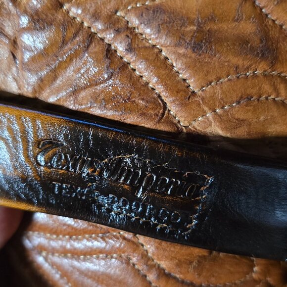 TEXAS IMPERIAL M137  ( 7 D ) Vintage Women's 2-Tone Leather Pointed Cowb… - Picture 12 of 15